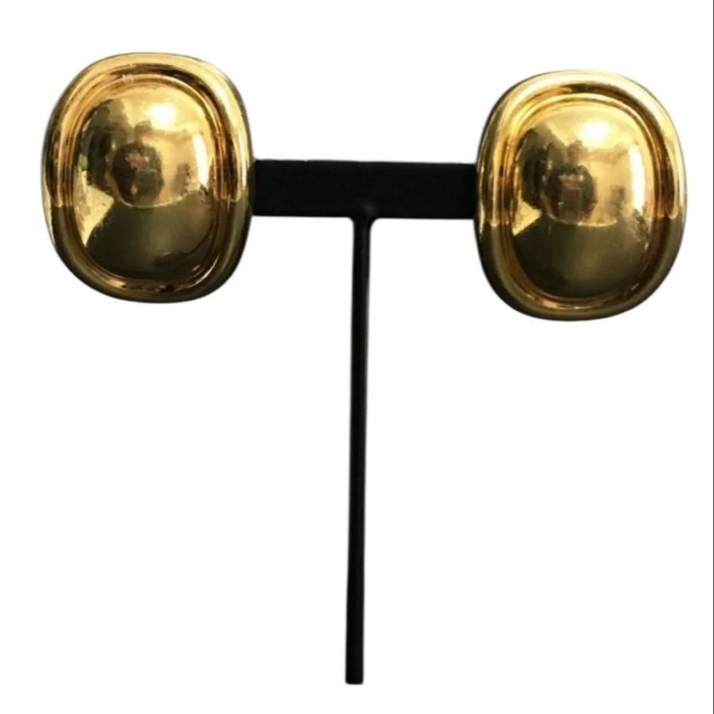Vintage Christian Dior Vintage Earrings
 Gold Plated Authentic— read description - Picture 2 of 7
